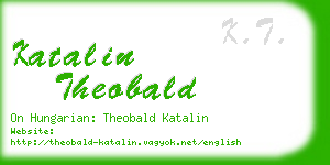 katalin theobald business card